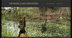 Desktop Screenshot of onmarklandsurveying.com